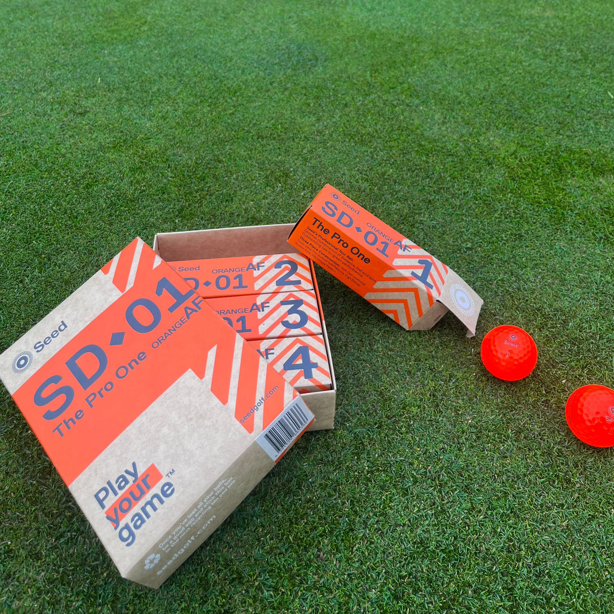 Seed SD-01 The Pro One | OrangeAF | Great Value Tour Golf Balls – Seed Golf