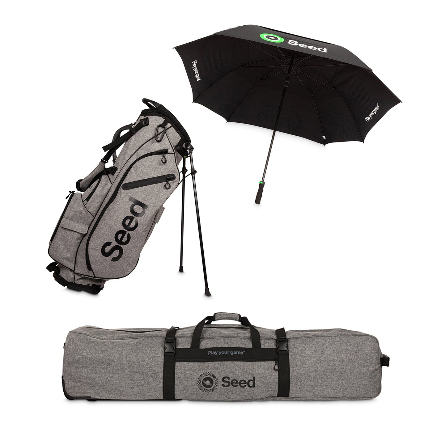 The Looper Stand, Jetset Travel Cover and Umbrella Bundle